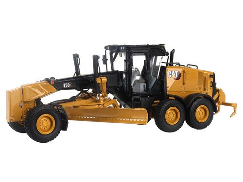 CAT Caterpillar 150 LVR Motor Grader Yellow High Line Series 1/50 Diecast Model Diecast Masters 85795