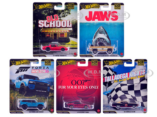 Pop Culture 2026 5 piece Set T Premium Series Diecast Model Cars Hot Wheels HXD63-956T
