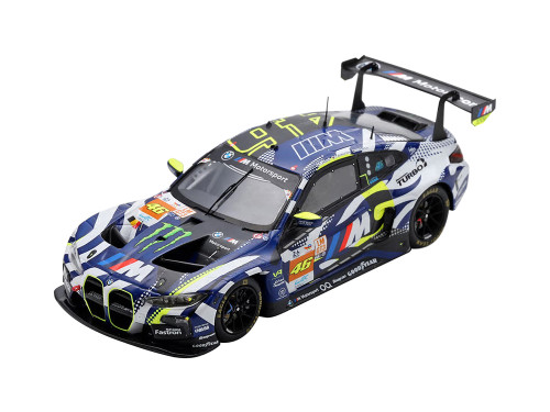 BMW M4 GT3 No.46 Team WRT Le Mans 24H 2024 V Rossi - A Al Harthy M Martin 1/64 Model Car Spark 64S270