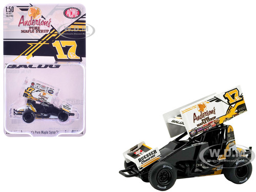 Winged Sprint Car #17B Bill Balog Anderson s Pure Maple Syrup 2026 1/50 Diecast Model Car ACME A5026008
