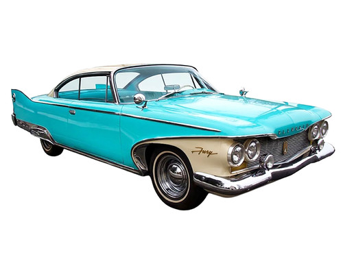 1960 Plymouth Fury Open Convertible Caramel Metallic 1/18 Diecast