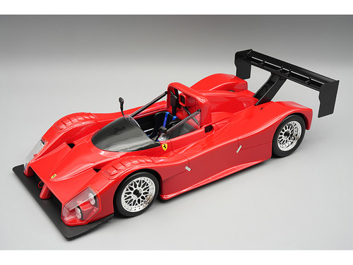 Ferrari 333 SP Press Red Version 1998 with Display Case Limited Edition 1/18 Model Car Tecnomodel TM18-406A