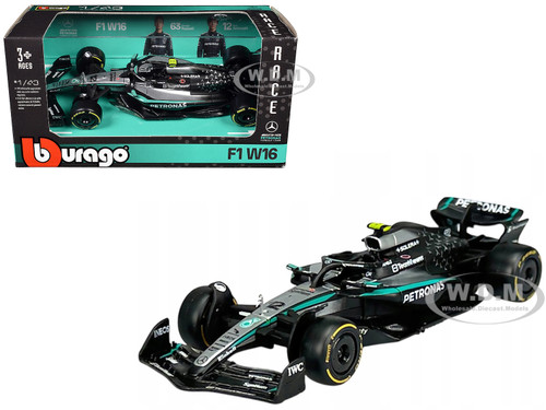 Mercedes AMG F1 W16 E Performance #12 Kimi Antonelli Petronas Formula One F1 World Championship 2025 Race Series 1/43 Diecast Model Car Bburago 38237KA