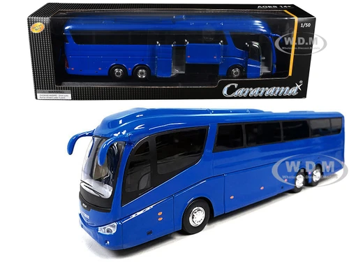 Super Coach Autobus Blue 1/50 Diecast Model Cararama 57702BL