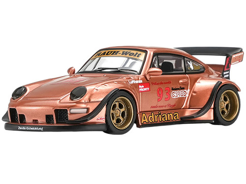 RWB 993 Adriana Metallic Pink Special Edition 1/64 Diecast Model Car MotorHelix M62307