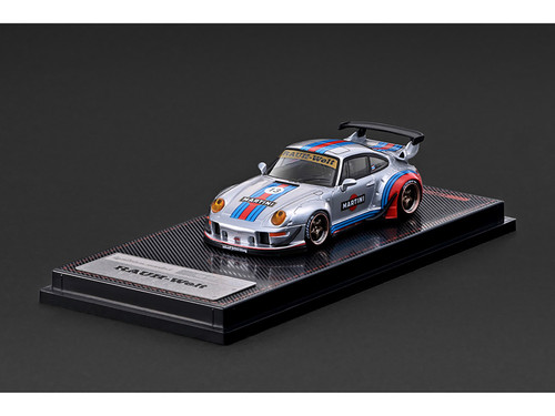 Rauh Welt Begriff RWB 993 MARTINI Silver Limited Edition 1/64 Diecast Model Car Ignition Model IG4213