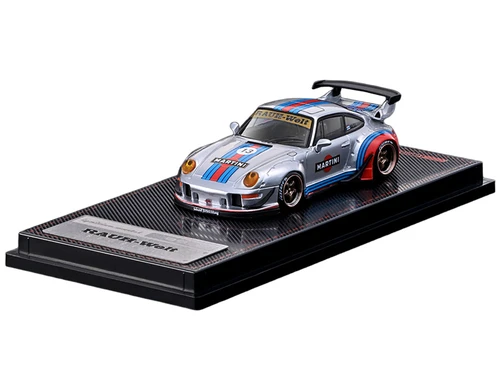 Rauh Welt Begriff RWB 993 MARTINI Silver Limited Edition 1/64 Diecast Model Car Ignition Model IG4213