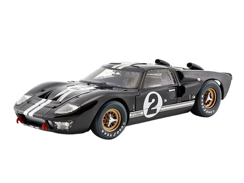 Ford GT40 MKII #2 Bruce McLaren Chris Amon Shelby American Winner 24 Hours of Le Mans 1966 Historic 1 2 3 Finish Series 1/18 Diecast Model Car ACME SC-408-60