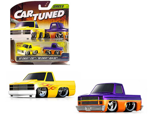 Just Truck n Series 9 Chevrolet Pickup Double Pack Set of 2 Diecast Model Cars CarTuned 253846