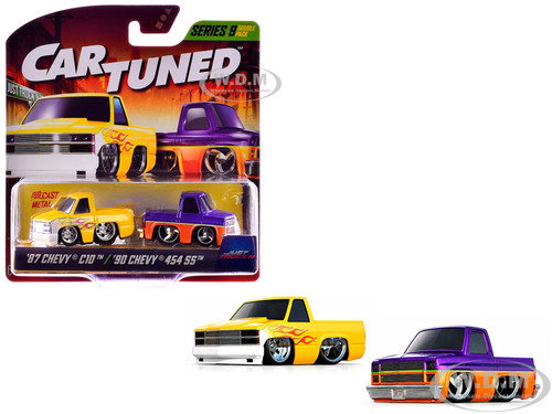 Just Truck n Series 9 Chevrolet Pickup Double Pack Set of 2 Diecast Model Cars CarTuned 253846