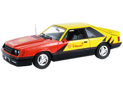 1980 Ford Mustang Fastback Shell Oil 1/18 Diecast Model Car Greenlight 13727