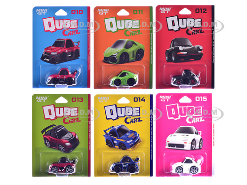QubeCarz Series #3 Set of 6 pieces Diecast Model Cars Mini GT QZ-COMBO-003