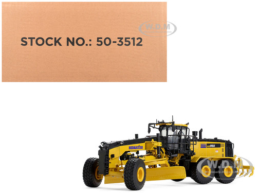 Komatsu GD955 7 Motor Grader with Ripper Yellow 1/50 Diecast Model First Gear 50-3512