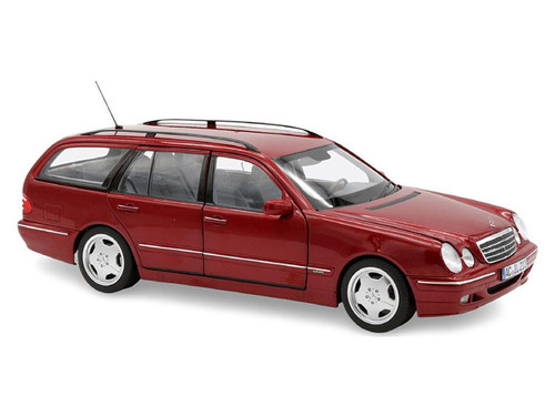 2000 Mercedes Benz E Class T Modell Titanite Red Metallic 1/18 Diecast Model Car Norev 183065