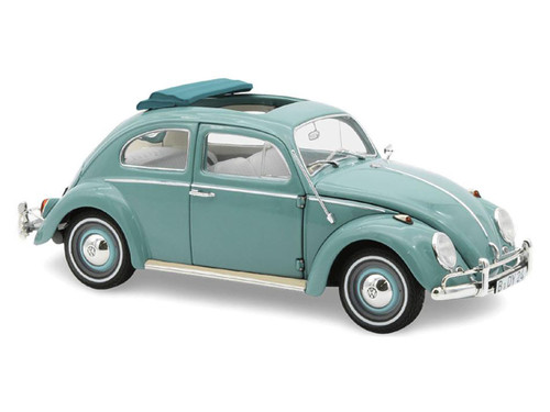 1963 Volkswagen 1200 Beetle Pastel Blue 1/18 Diecast Model Car Norev 188681