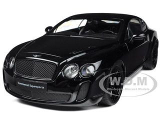  Bentley Continental Supersports Black 1/18 Diecast Car Model Welly 18038
