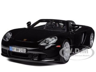  Porsche Carrera GT Black 1/24 Diecast Car Model Motormax 73305