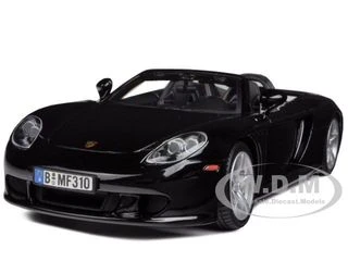  Porsche Carrera GT Black 1/24 Diecast Car Model Motormax 73305