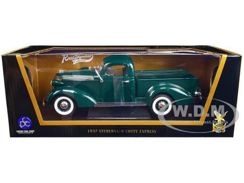 1937 Studebaker Pickup Express Green 1/18 Diecast Model Car Road Signature 92458
