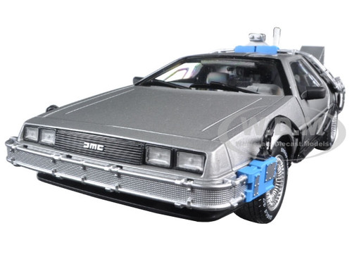 Back To The Future Time Machine Delorean with Mr. Fusion 1/18