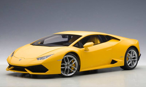  Lamborghini Huracan LP610-4 Giallo Horus/Matt Yellow 1/12 Model Car Autoart 12097