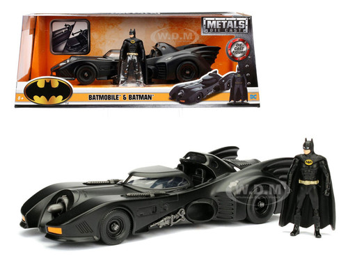 1989 Batmobile with Diecast Batman Figure 1/24 Diecast Model Car