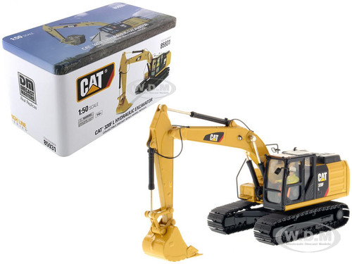 CAT Caterpillar 320F L Hydraulic Excavator with Operator High Line Series 1/50 Diecast Model Diecast Masters 85931