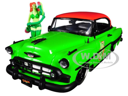 1953 Chevrolet Bel Air Green Red Top Poison Ivy Diecast Figure DC