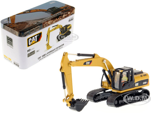 CAT Caterpillar 320D L Hydraulic Excavator Operator High Line Series 1/87 HO Diecast Model Diecast Masters 85262