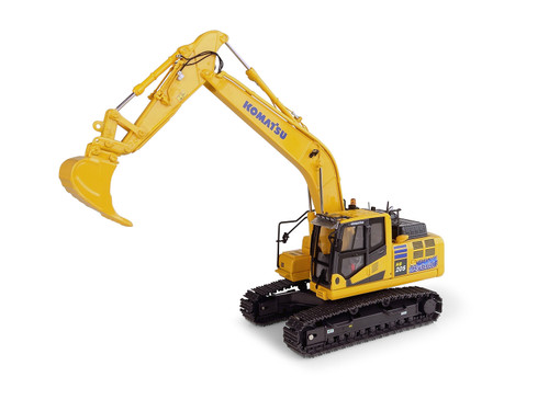 Komatsu HB205-3 Hybrid Tracked Excavator Japan Version 1/50 Diecast Model Universal Hobbies UH8136