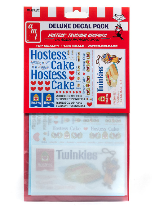 Hostess Trucking Decals Bonus Billboard Decal for 1/25 Scale Models AMT MKA036