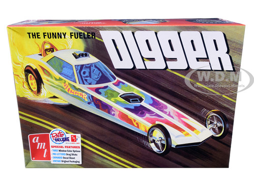 Skill 2 Model Kit Digger Dragster The Funny Fueler 1/25 Scale Model AMT AMT1154