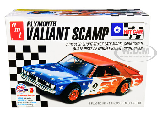 Skill 2 Model Kit Plymouth Valiant Scamp Kit Car 1/25 Scale Model AMT AMT1171 M