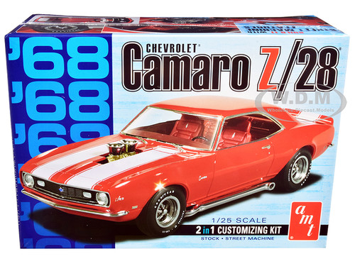 Skill 2 Model Kit 1968 Chevrolet Camaro Z/28 2 in 1 Kit 1/25 Scale Model AMT AMT868