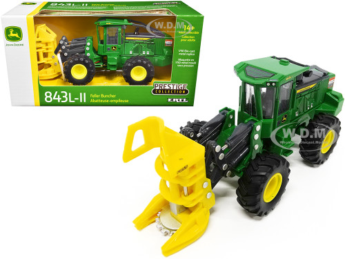 John Deere 843L-II Wheeled Feller Buncher Prestige Collection 1/50 Diecast Model ERTL TOMY 45678