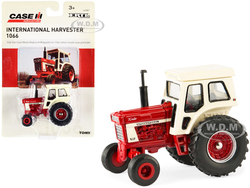 International Harvester 1066 Tractor Red Cream Case IH Agriculture Series 1/64 Diecast Model ERTL TOMY 44081