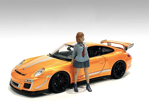 Car Meet 1 Figurine V 1/24 Scale Models American Diorama 76381