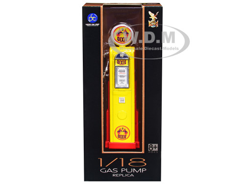 Dixie Gasoline Vintage Digital Gas Pump 1/18 Diecast Replica Road Signature 98721
