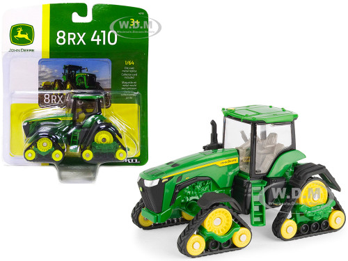 John Deere 8RX 410 Track Type Tractor Green 1/64 Diecast Model ERTL TOMY 45710