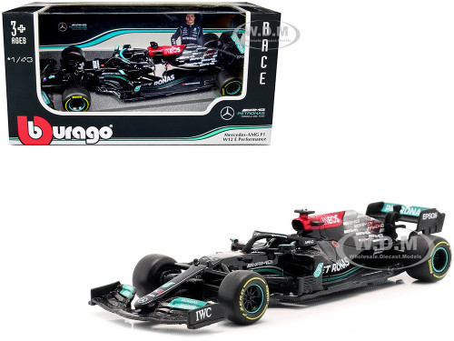 Mercedes-AMG F1 W12 E Performance #77 Valterri Bottas F1 Formula One 2021 1/43 Diecast Model Car Bburago 38038VB