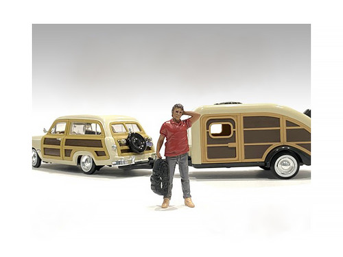 Campers Figure 4 1/24 Scale Models American Diorama 76437