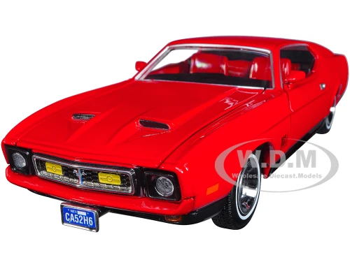 1971 Ford Mustang Mach 1 Red James Bond 007 Diamonds are Forever 1971 Movie James Bond Collection Series 1/24 Diecast Model Car Motormax 79851