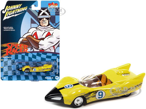 Racer X's Shooting Star Raced Version Speed Racer 1967 TV Series Pop Culture 2022 Release 2 1/64 Diecast Model Car Johnny Lightning JLPC007-JLSP260