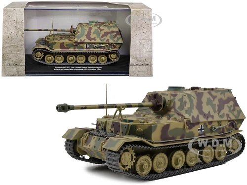 German Sd. Kfz. 184 Elefant Heavy Tank Destroyer Schwere Panzerjager Abteilung 653 Ukraine 1944 1/43 Diecast Model AFVs WWII 23184-44