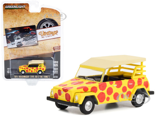 1974 Volkswagen Thing Type 181 Yellow Red Polka Dots Volkswagen