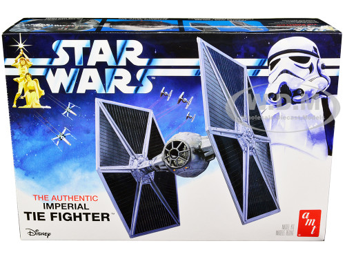 Skill 2 Model Kit Imperial Tie Fighter Star Wars 1977 Movie Model AMT AMT1299