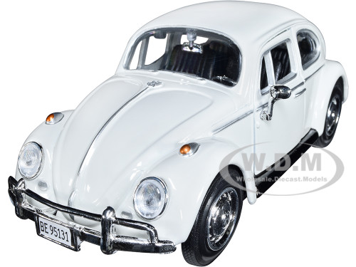 1966 Volkswagen Beetle White James Bond 007 On Her Majesty's Secret Service 1969 Movie James Bond Collection Series 1/24 Diecast Model Car Motormax 79854