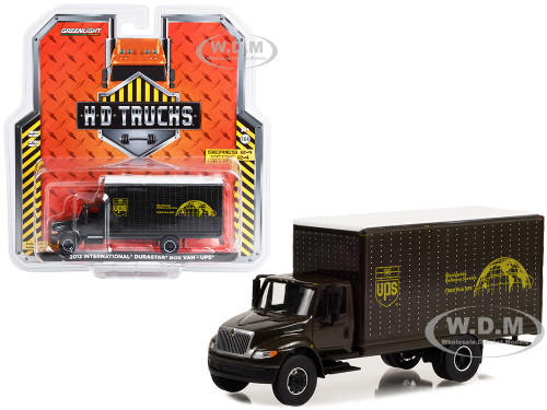 2013 International Durastar Box Van UPS United Parcel Service Worldwide Delivery Service Heavy Duty H.D. Trucks Series 24 1/64 Diecast Model Car Greenlight 33240B