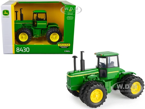 John Deere 8430 Tractor Green Dual Wheels Replica Play 1/32 Diecast Model ERTL TOMY 45795