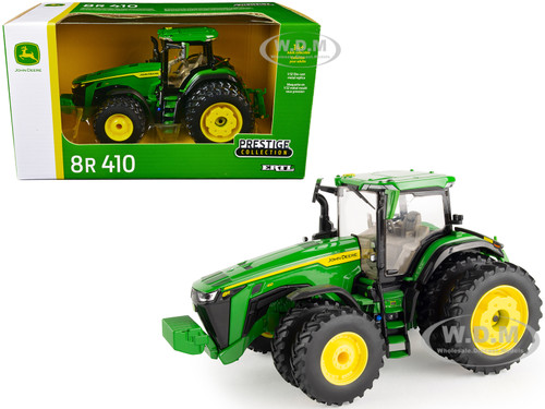 John Deere 8R 410 Tractor Dual Wheels Green Prestige Collection 1/32 Diecast Model ERTL TOMY 45706